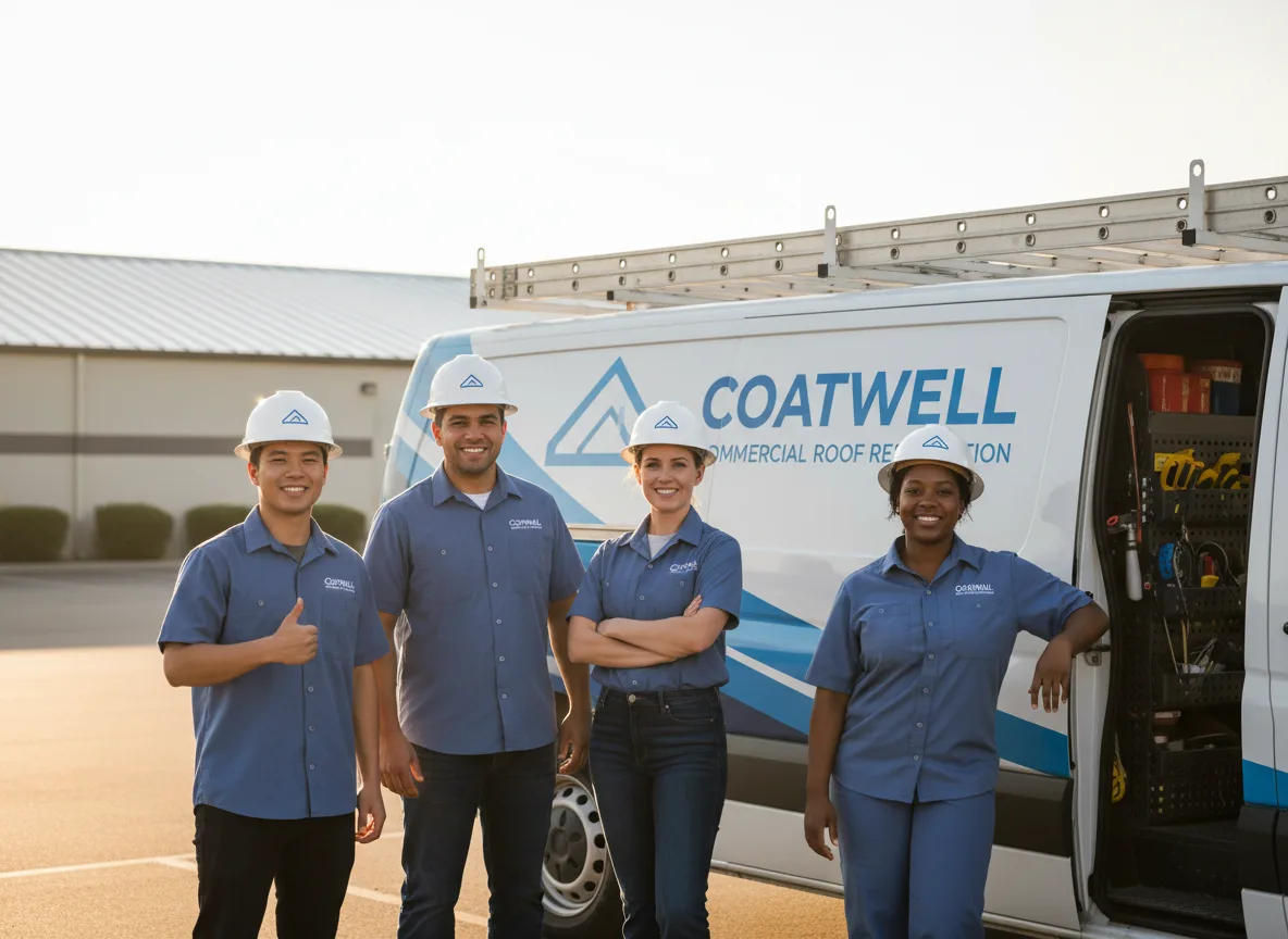 Commercial roof coating company in Steele, ND